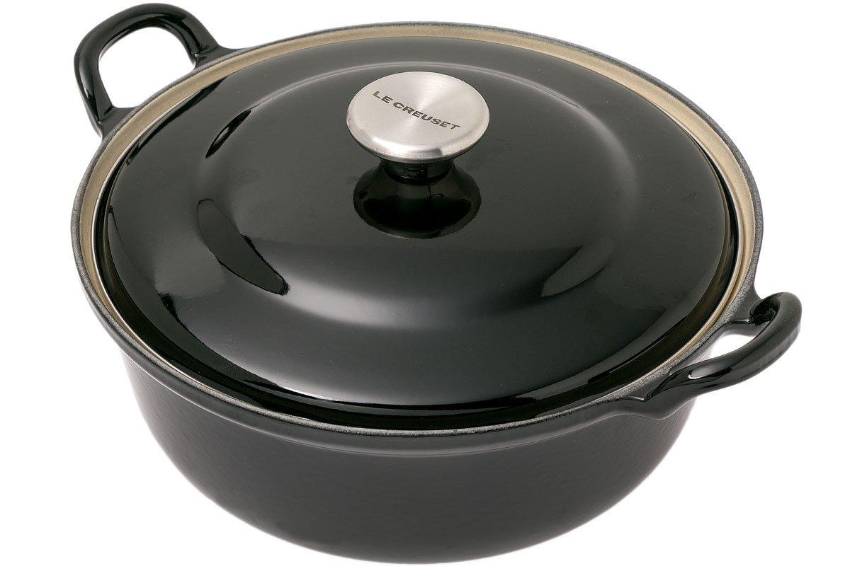 Le Creuset faitout frying pan 24cm, 3L black | Advantageously shopping at