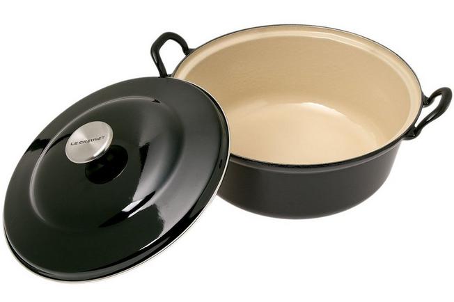 Bild für Le Creuset Faitout / Bratentopf 28 cm, 4,9 l schwarz