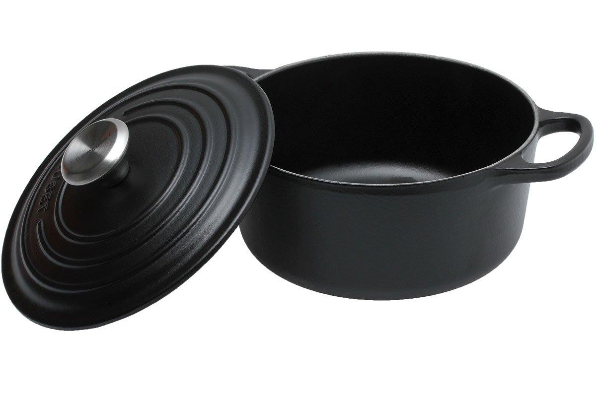Cocotte Le Creuset 18 cm, 1,8 L noir Achetez à prix avantageux chez knivesandtools.fr