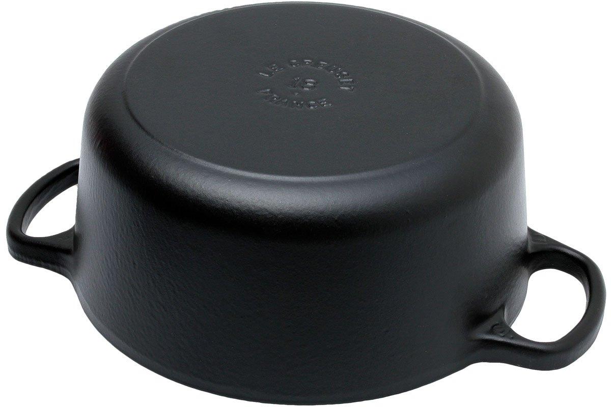 Cocotte Le Creuset 18 cm, 1,8 L noir Achetez à prix avantageux chez knivesandtools.fr