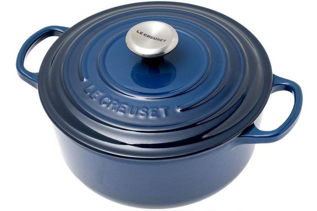 Image for Le Creuset cast iron casserole dish 20 cm, 2,4L ink blue