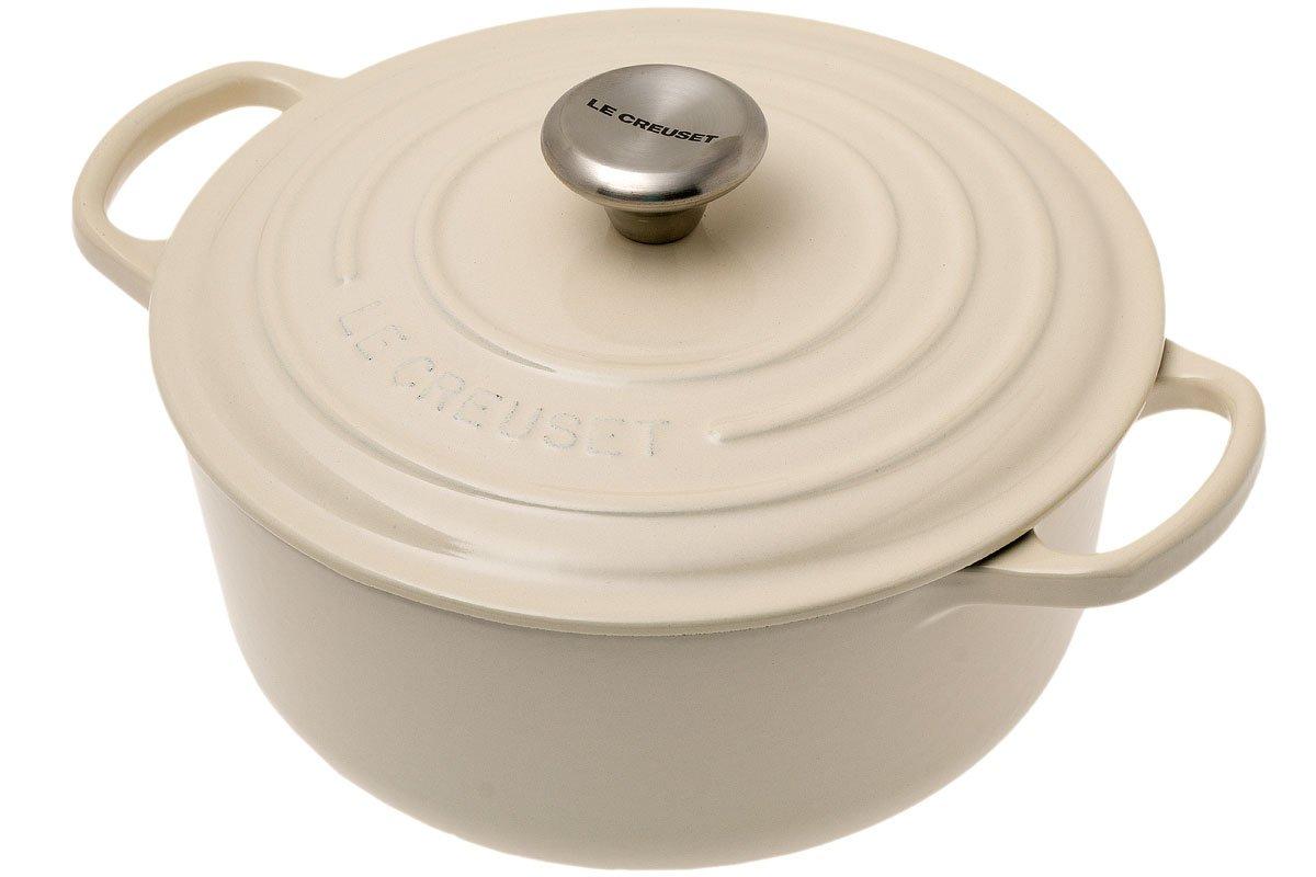 Le Creuset Signature casserole-cocotte 20 cm, 2,4L cream LE CREUSET　ベージュ　ココット