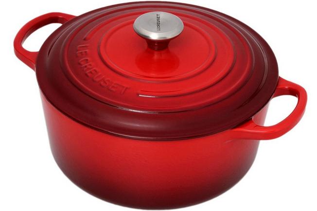 Le Creuset casserole-cocotte 22cm, 3,3 l red | Advantageously