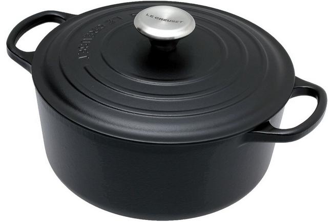 Le Creuset casserole-cocotte 24 cm, L black | Advantageously shopping Knivesandtools.com