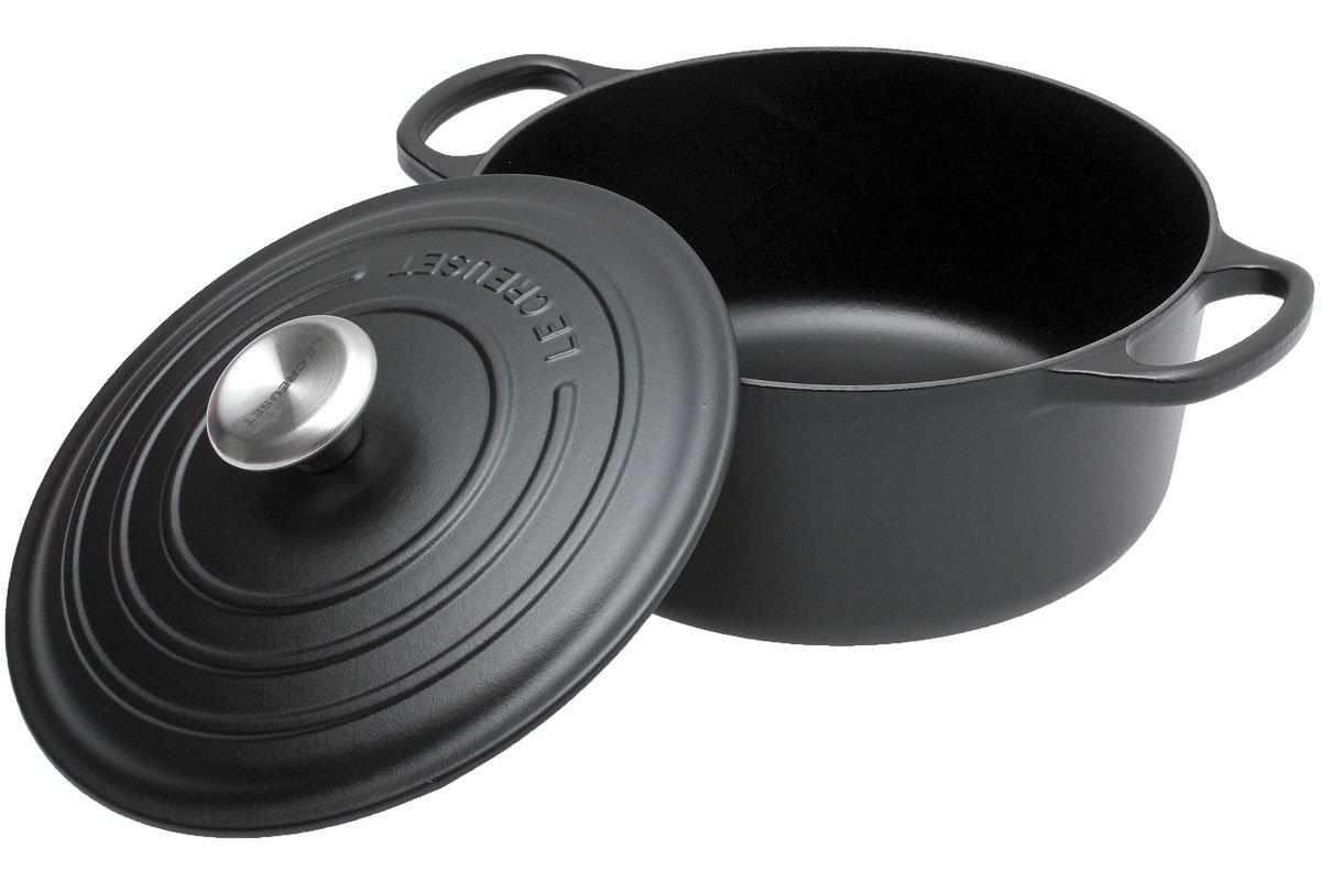 Le Creuset casserole-cocotte 24 cm, 4.2 L black | Advantageously