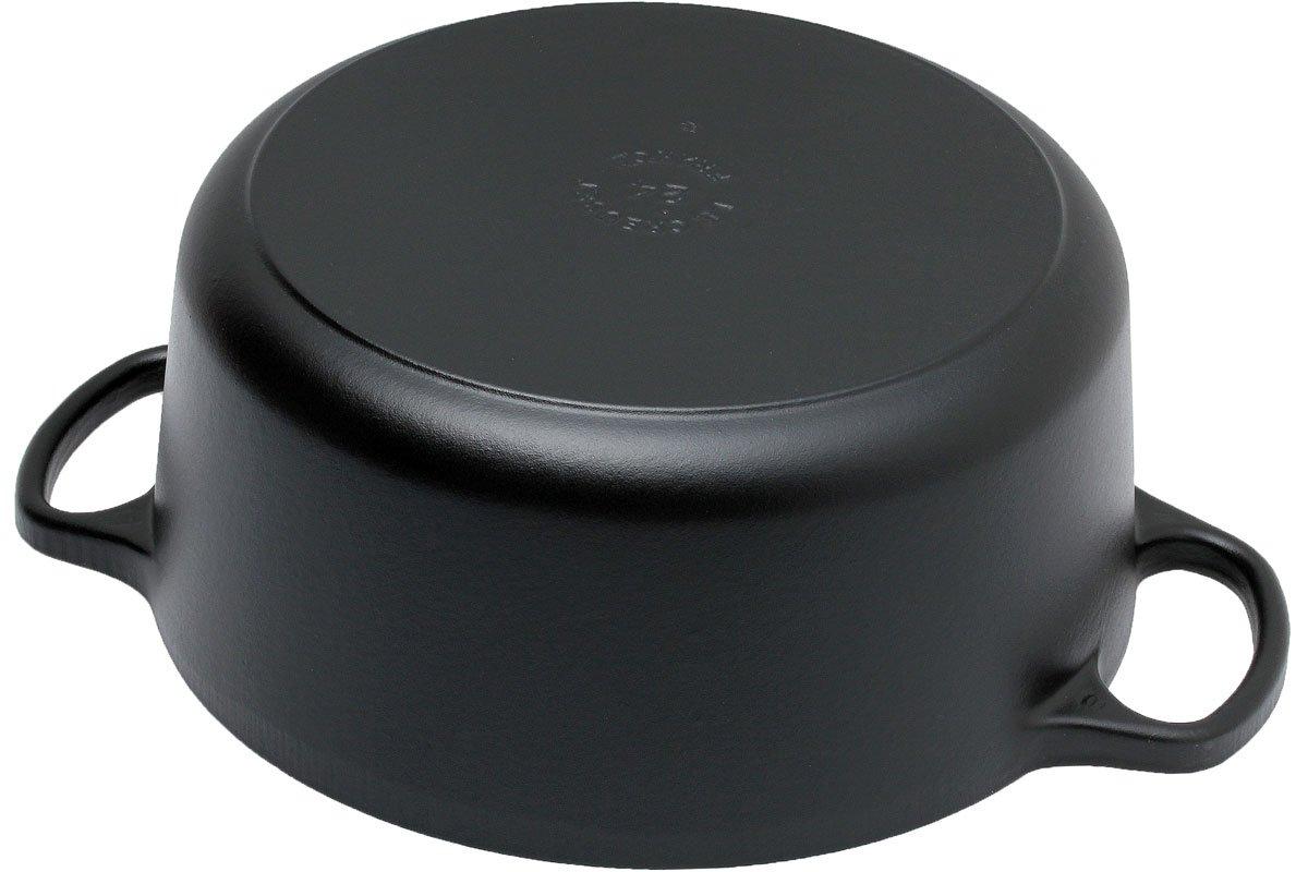 Le Creuset casserole-cocotte 24 cm, 4.2 L black | Advantageously