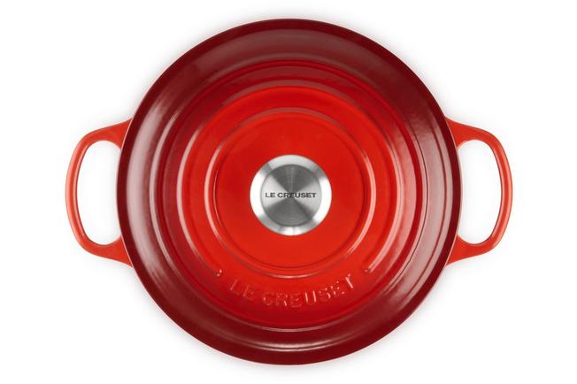 Afbeelding voor Le Creuset braadpan - cocotte 24cm, 4,2L rood