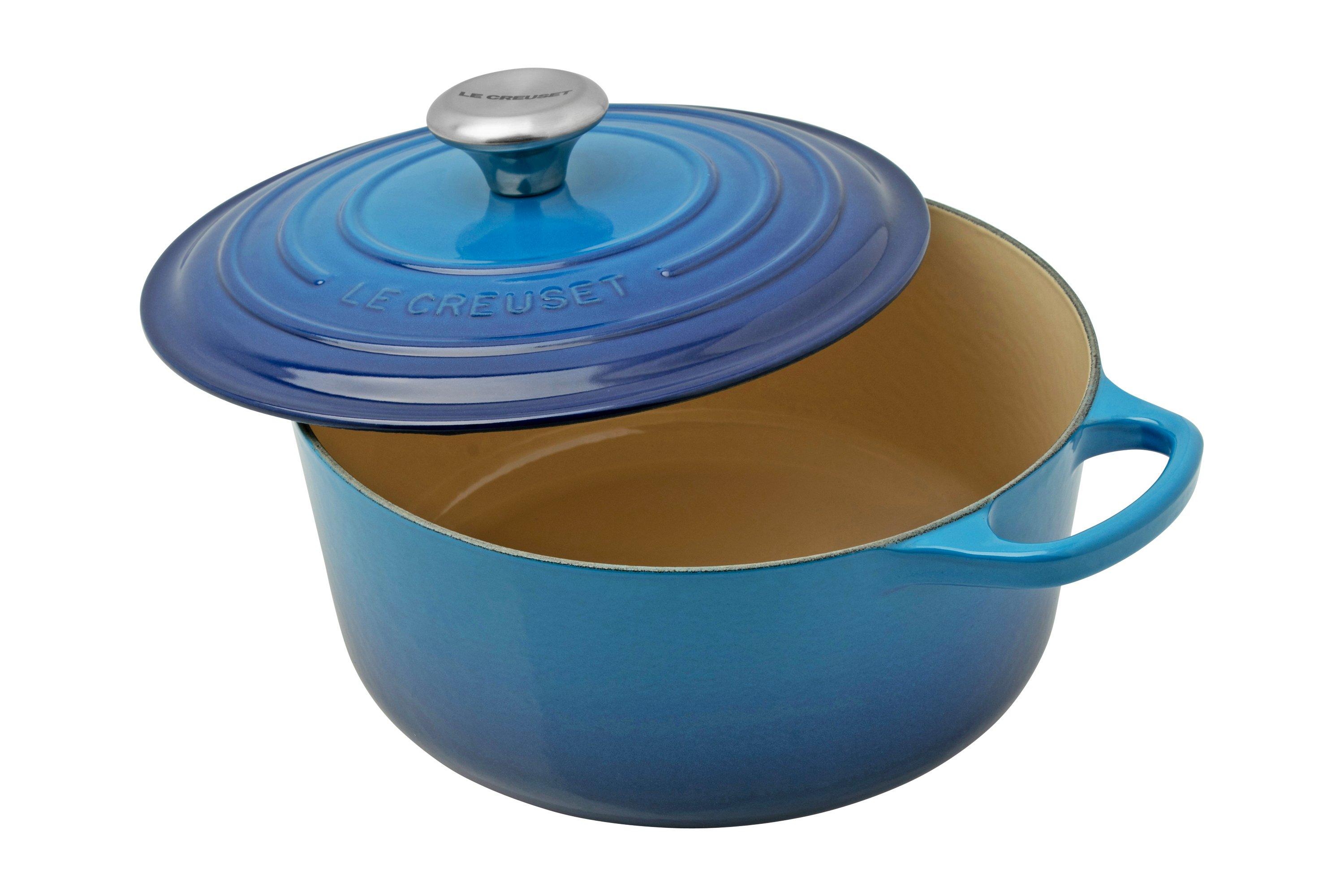 Le Creuset Signature round casserole, 21177242202430 azure, 24 cm, 4.2