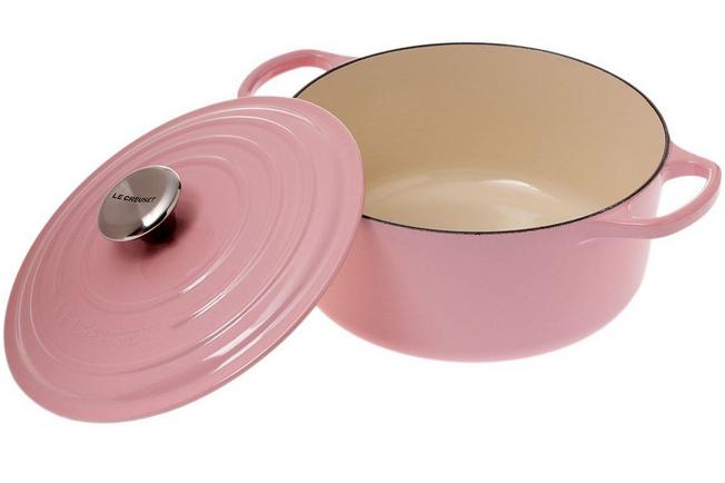 vertegenwoordiger Onderscheppen lijden Le Creuset Signature braadpan - cocotte 24cm, 4,2L chiffon pink | Voordelig  kopen bij knivesandtools.be