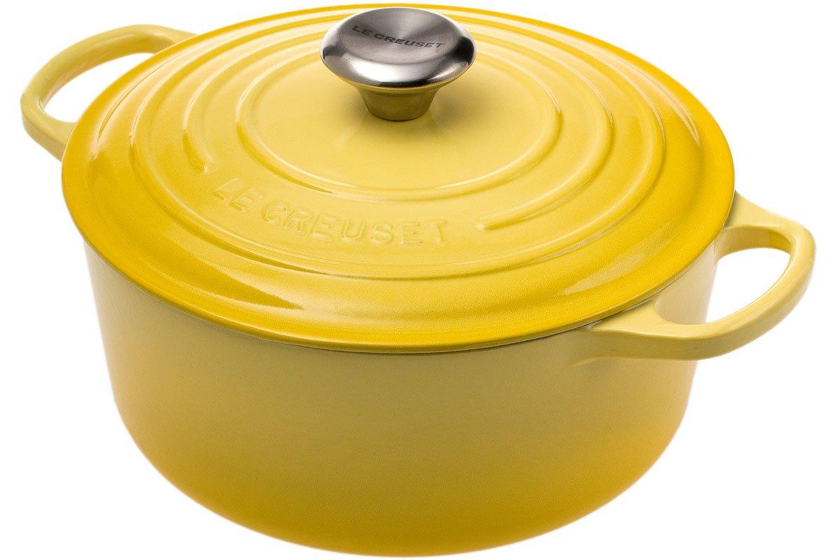 Le Creuset Signature braadpan - 24cm, 4,2L soleil Voordelig kopen bij knivesandtools.be