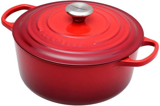 sikkert pinion ven Le Creuset casserole-cocotte 26cm, 5,3 l red | Advantageously shopping at  Knivesandtools.com