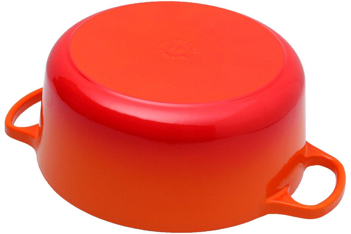 Le Creuset casserole-cocotte 26cm, 5,3 l orange | Advantageously