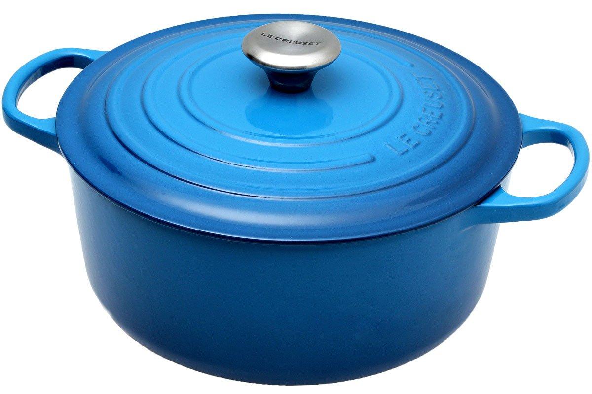 Faitout Cocotte Le Creuset Cast Iron Enamelled Orange French 