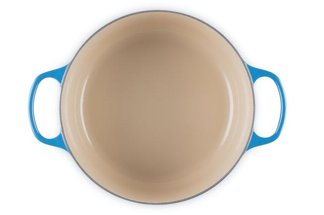 Image pour Le Creuset Signature casserole 21177262202430 bleu azur 26 cm 5.3L ronde