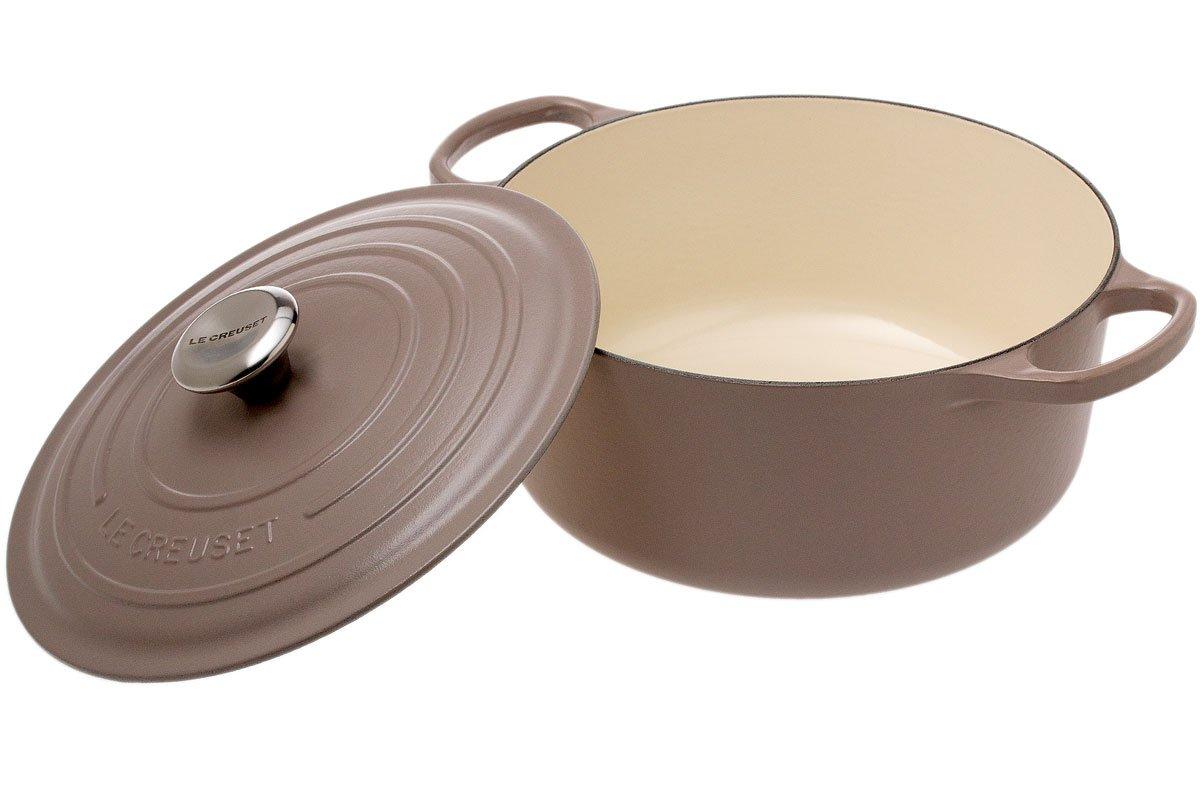 Cocotte Le Creuset Signature 5.3L - Verte - Fonte - Compatible Tous Feux