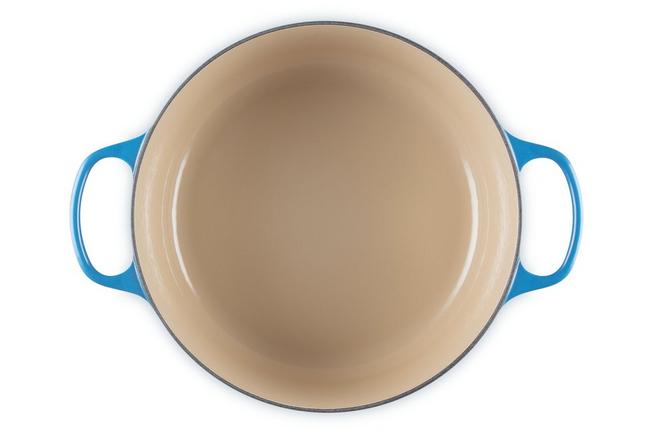 Image for Le Creuset Signature round casserole, 21177282202430 azure 28 cm, 6.7 L