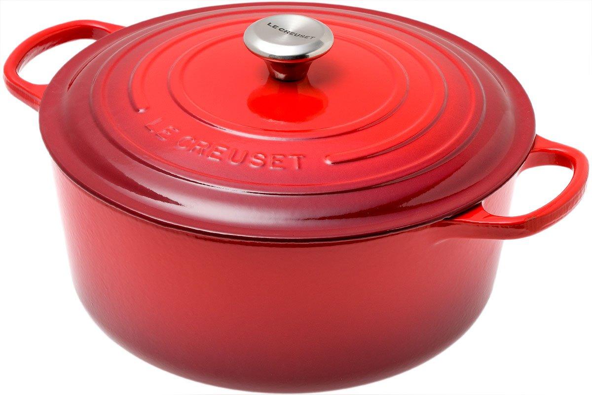 Le Creuset cast iron casserole dish 30 cm, 8,1L cherry red