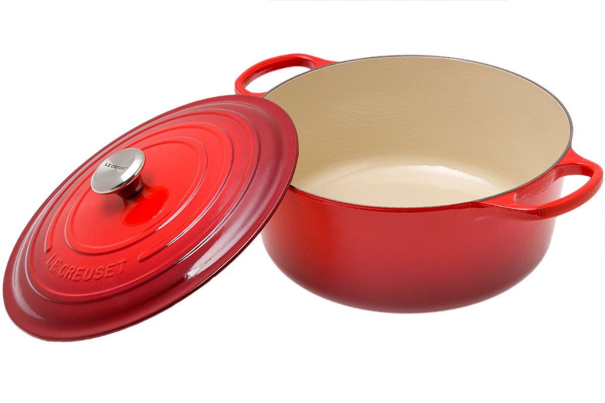 Le Creuset cast iron casserole dish 30 cm, 8,1L cherry red