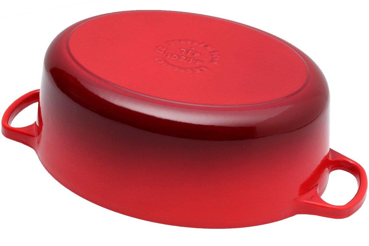 Cookut - L'incredibile casseruola rosso mattone con manico in ceramica, zucca rossa, 71-28 cm