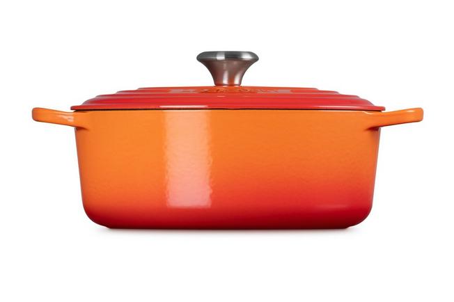 Afbeelding voor Le Creuset braadpan - cocotte ovaal 27cm, 4,1L oranje