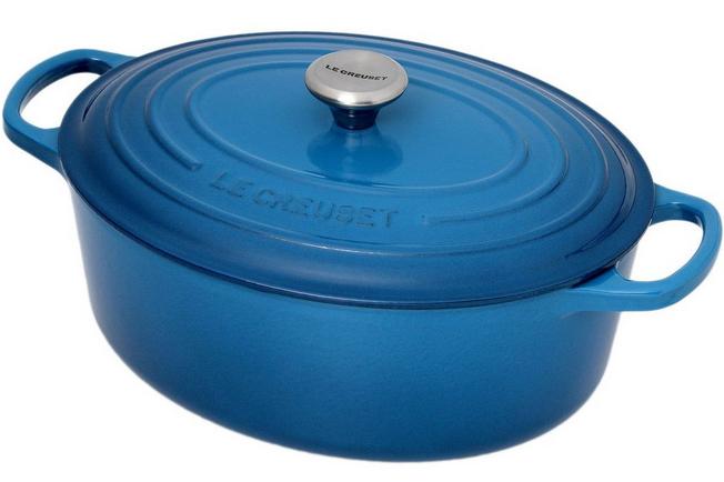 In tegenspraak Knuppel In zoomen Le Creuset casserole-cocotte oval 27cm, 4,1 l blue | Advantageously  shopping at Knivesandtools.com