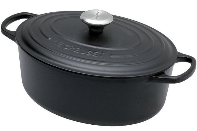 Cocotte ovale Le Creuset 29 cm, 4,7 L noir  Achetez à prix avantageux chez