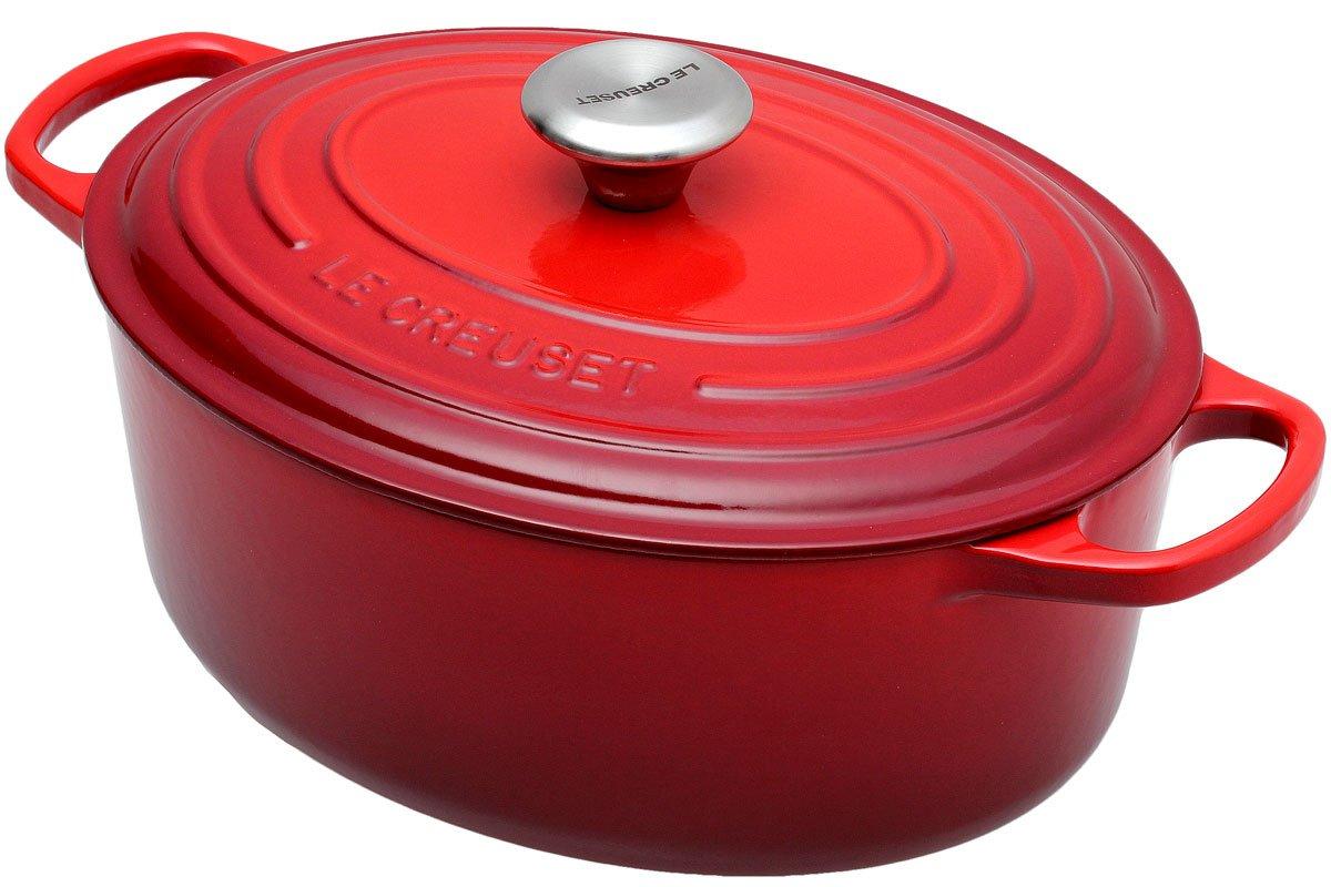 deadlock samtale leninismen Le Creuset casserole-cocotte oval 29cm, 4,7 l red | Advantageously shopping  at Knivesandtools.com