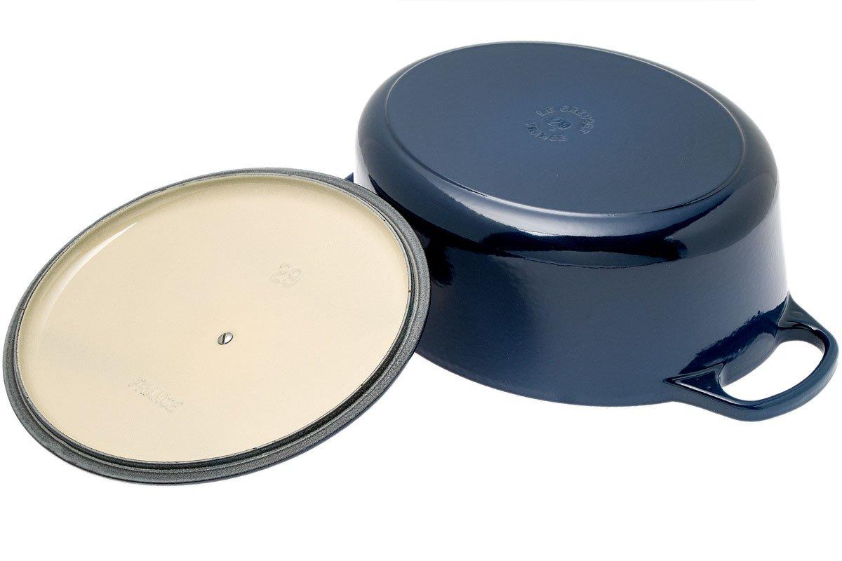 Grande Cocotte Ovale Le Creuset Fonte Bleue - 33cm - Design Jean-Louis Barrault