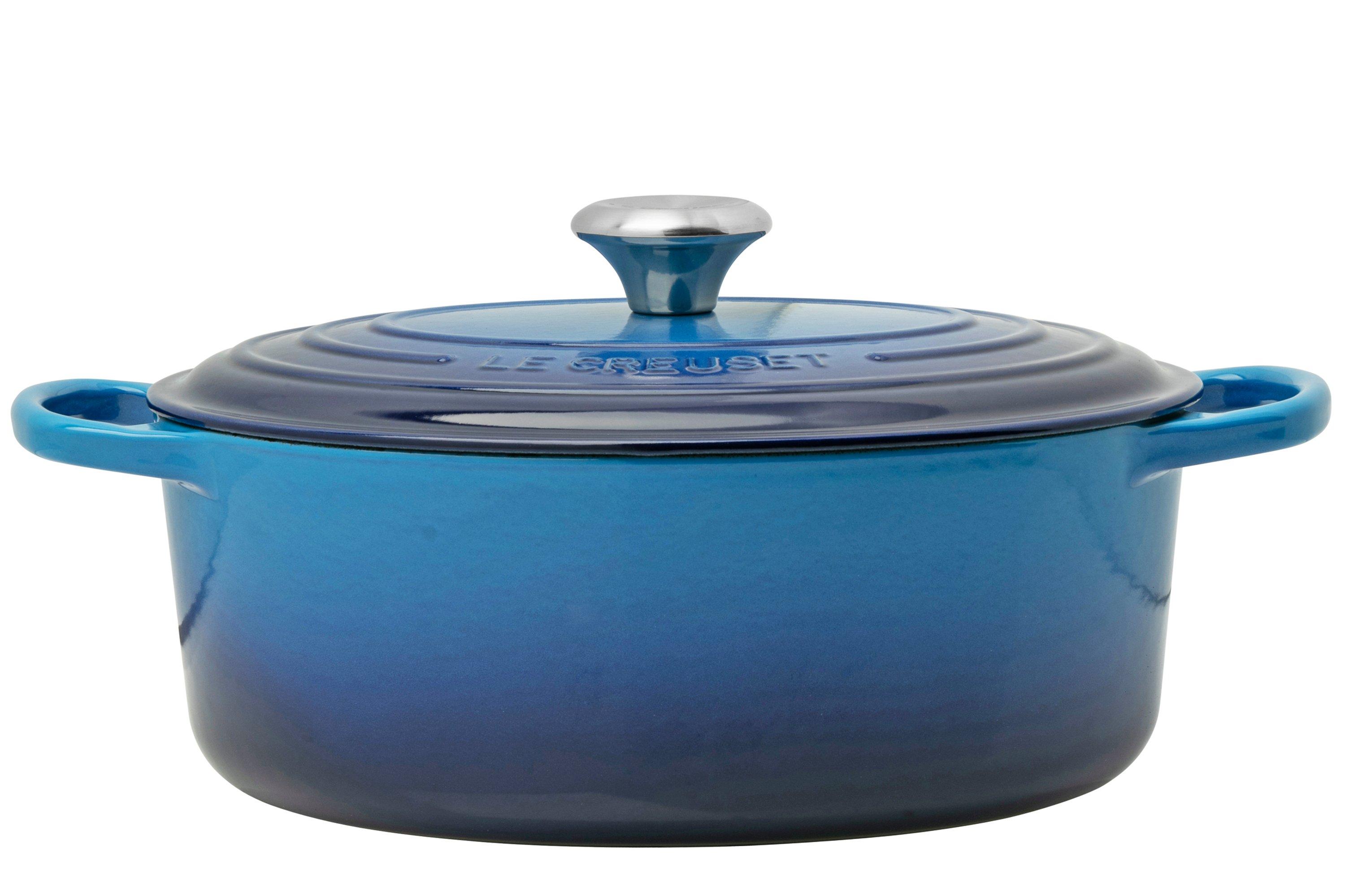 Le Creuset Signature oval casserole, 21178292202430 azure 29 cm