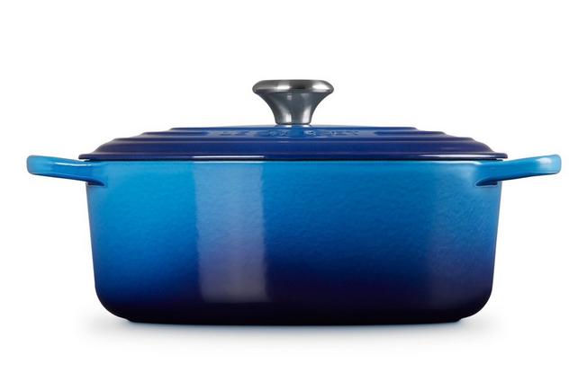 Image for Le Creuset Signature oval casserole, 21178292202430 azure 29 cm, 4.7 L