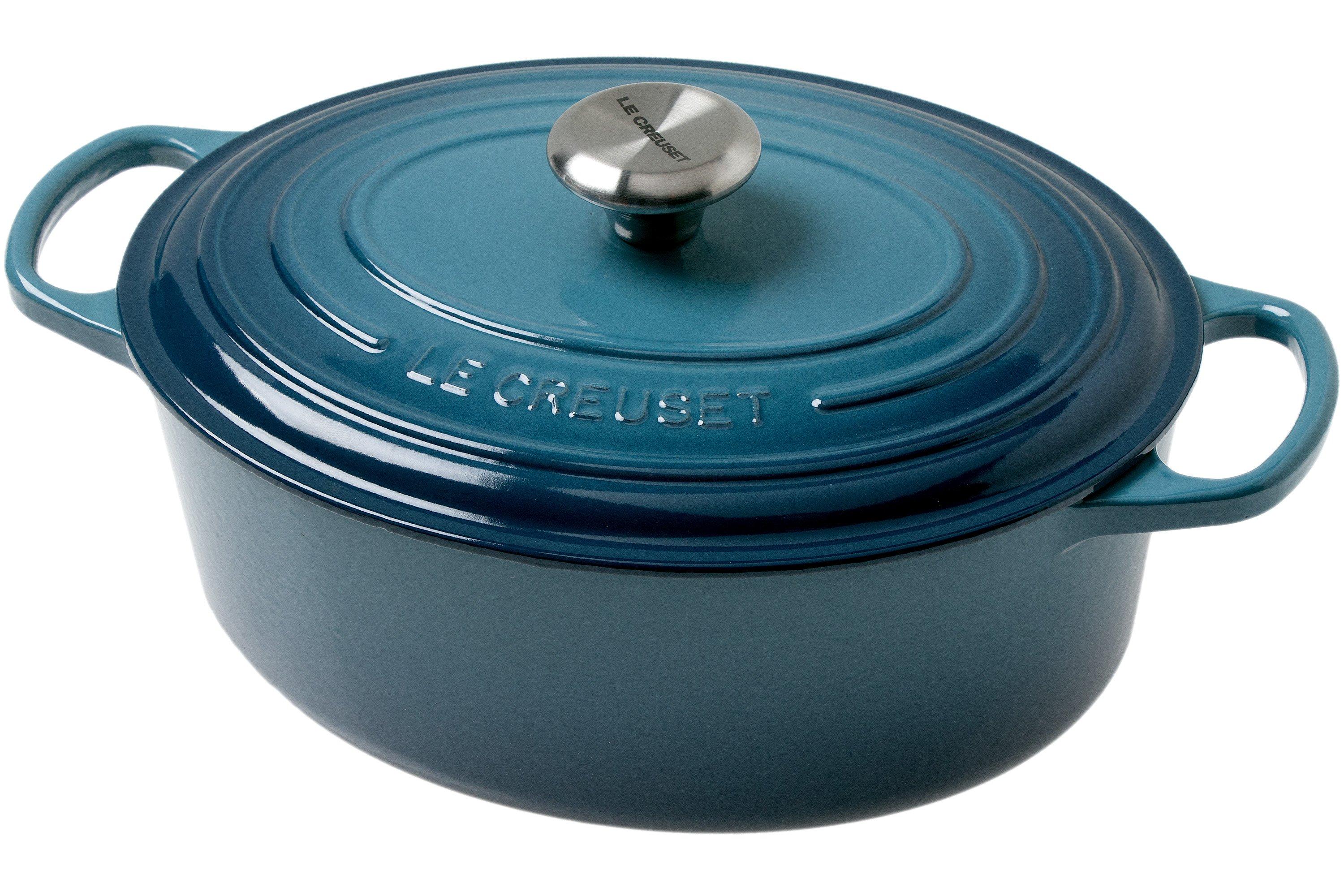 Le Creuset cocotte ovale 29cm, 4,7L bleu marine | Achetez à prix ...