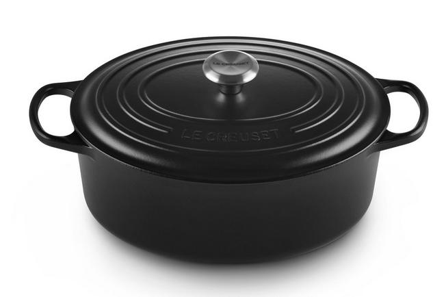 Bild für Le Creuset Bräter/Cocotte oval 31 cm, 6,3 l schwarz
