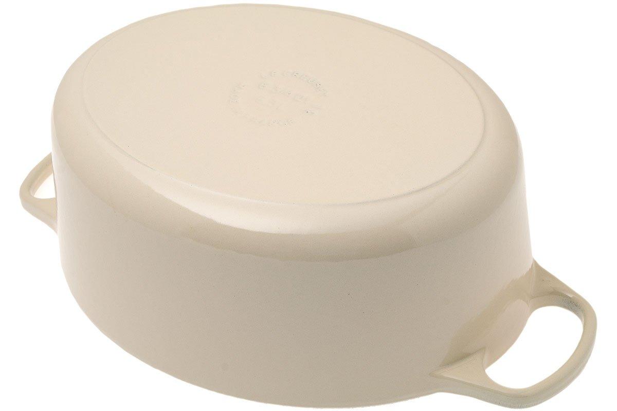 Le Creuset casserole-cocotte oval 31 cm, 6,3L cream