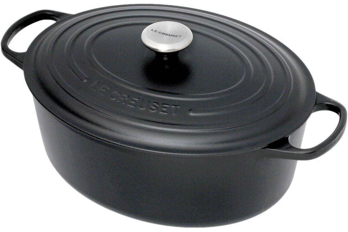 Le Creuset casserolecocotte oval 33cm, 7,5 l matt black Advantageously shopping at