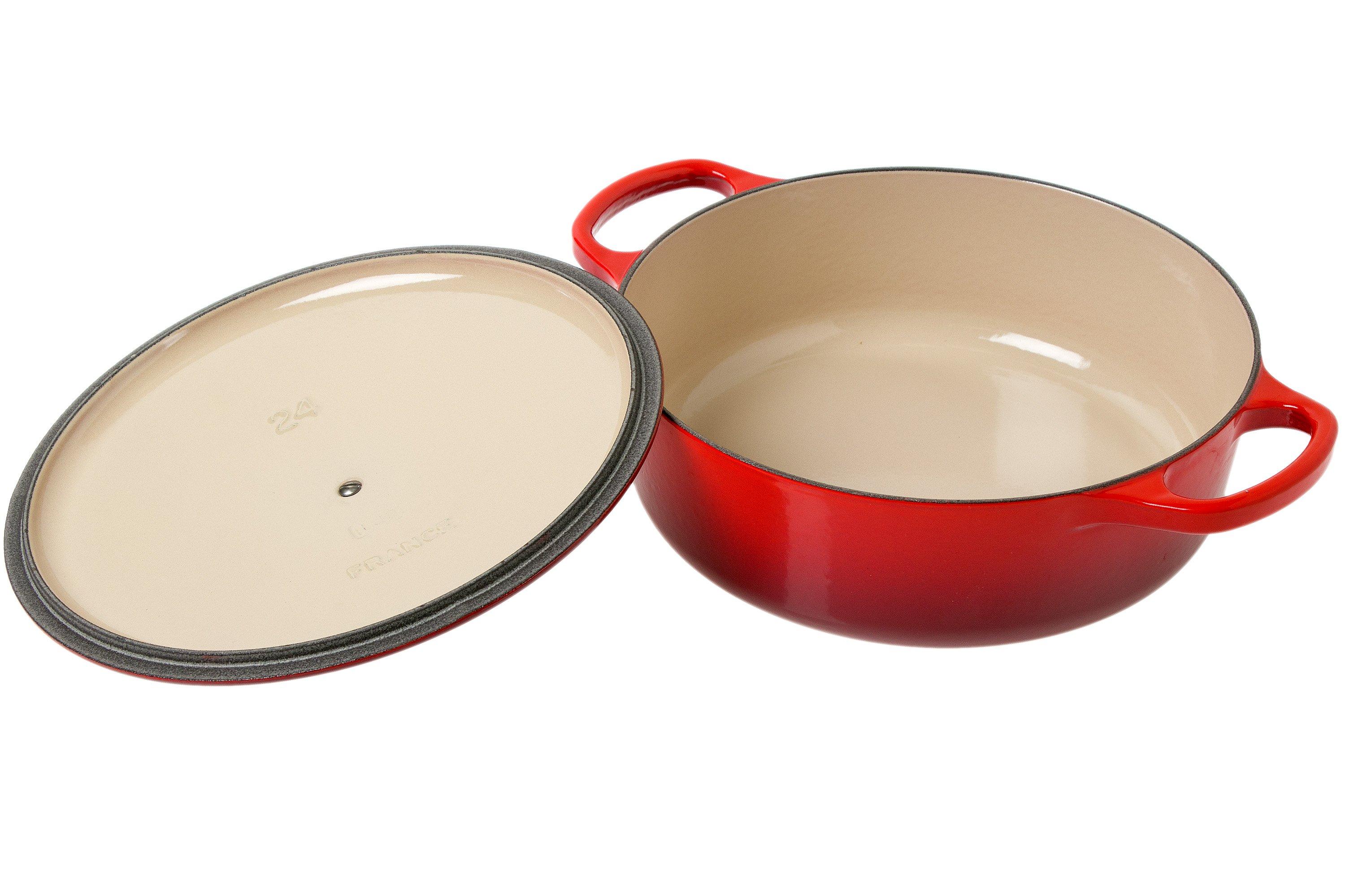 Le Creuset Signature faitout 24 cm, 3.1L rouge cerise Achetez à prix