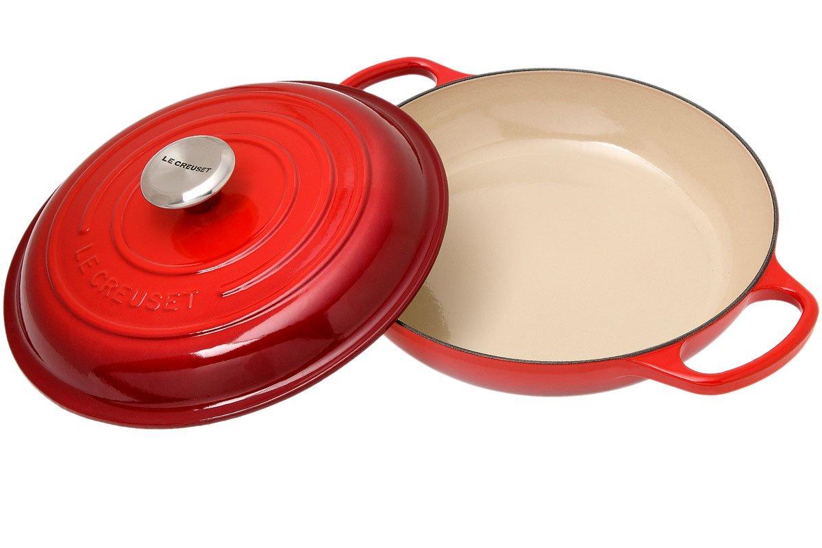 Le Creuset Campagnards casserole 26 cm, 2.2 L red Advantageously
