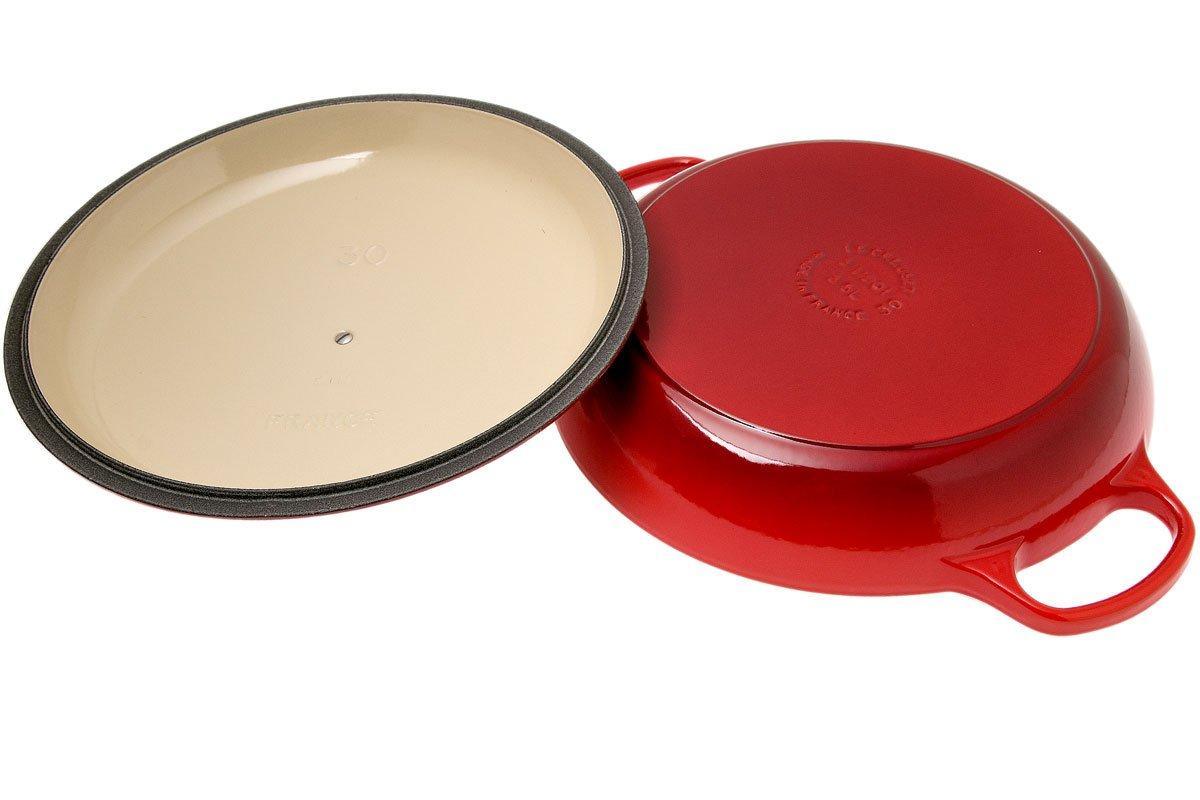 Le Creuset frying pan - 28 cm, 2.6 L red  Advantageously shopping at