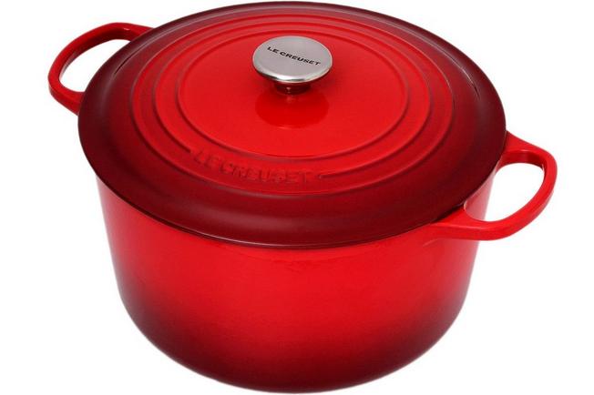 Le Creuset hoge braadpan 28cm, 8L rood | Voordelig kopen