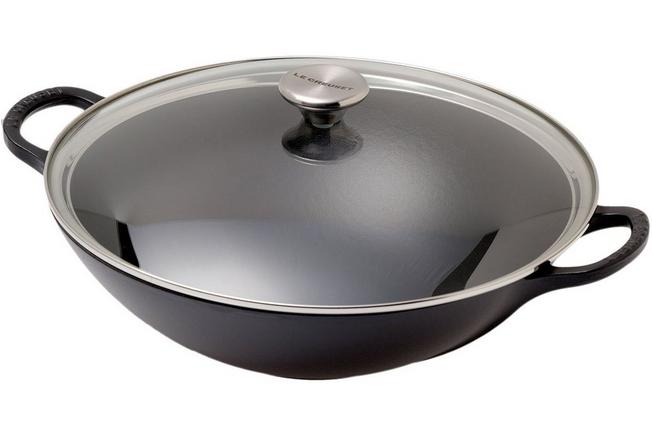 Le Creuset La Fonte émaillée 32cm, 3,8L zwart | Voordelig kopen bij knivesandtools.be