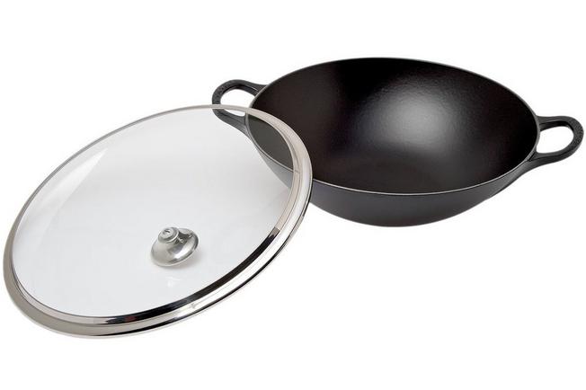 Wok en fonte - diamètre 30 cm