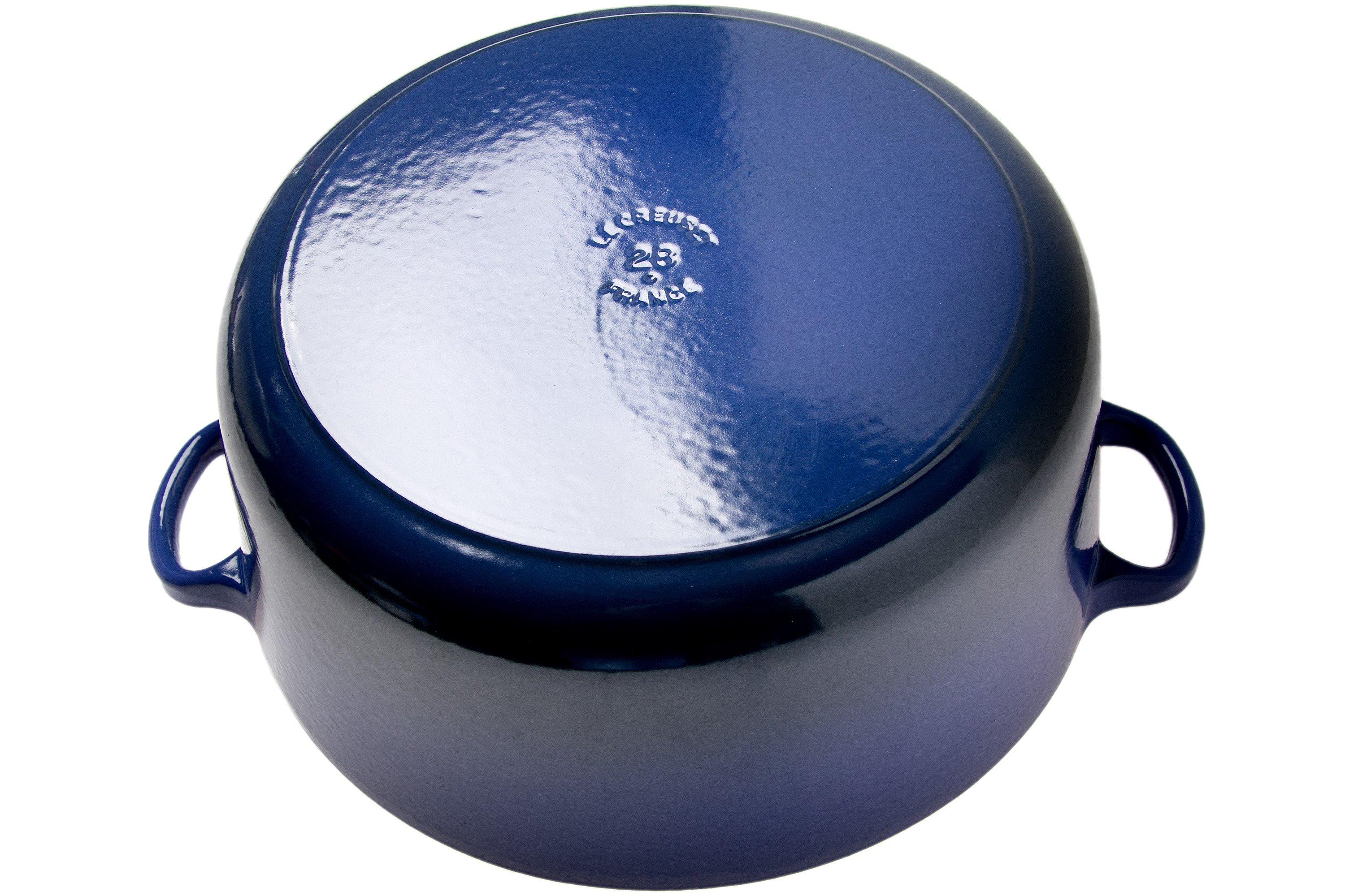Le Creuset Tradition 25001286302461 casserole 28 cm, blue | Advantageously Knivesandtools.com
