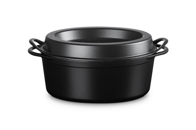 Imagen para Le Creuset Doufeu cazuela ovalada de hierro fundido, 32 cm, 7,2L negro