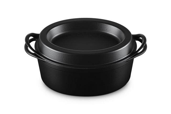 Imagen para Le Creuset Doufeu cazuela ovalada de hierro fundido, 32 cm, 7,2L negro