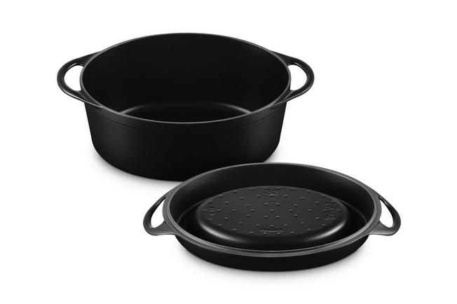 Imagen para Le Creuset Doufeu cazuela ovalada de hierro fundido, 32 cm, 7,2L negro