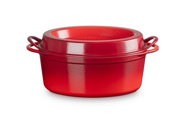 Image for Le Creuset Doufeu cast-iron casserole oval, 32 cm, 7.2L red