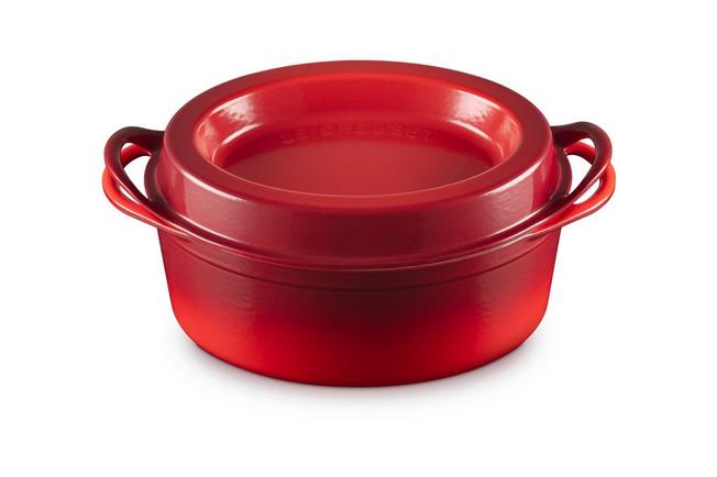 Image for Le Creuset Doufeu cast-iron casserole oval, 32 cm, 7.2L red