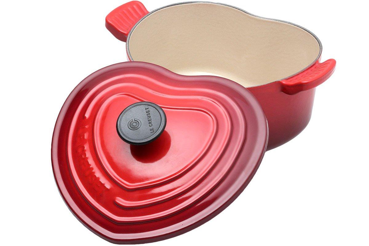 Cocotte cœur Le Creuset 18 cm, 1,9 L rouge Achetez à prix avantageux