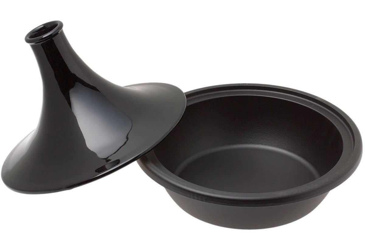 Le Creuset tajine 35 cm, 4,5L zwart Voordelig kopen bij knivesandtools.nl