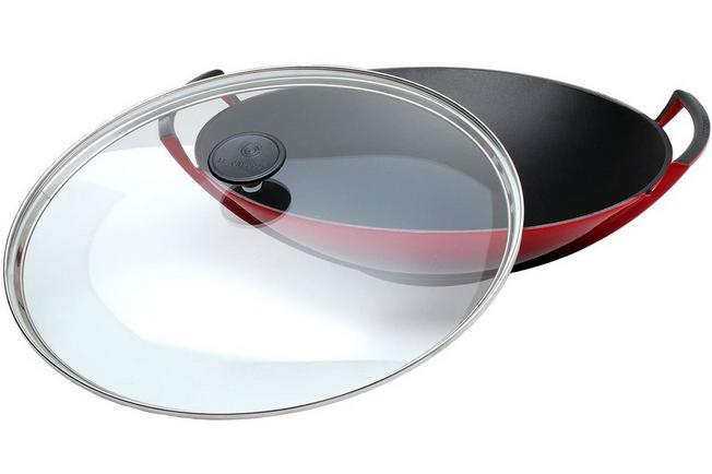 Le Creuset La Fonte padella wok con coperchio 36cm, 4,5L rosso