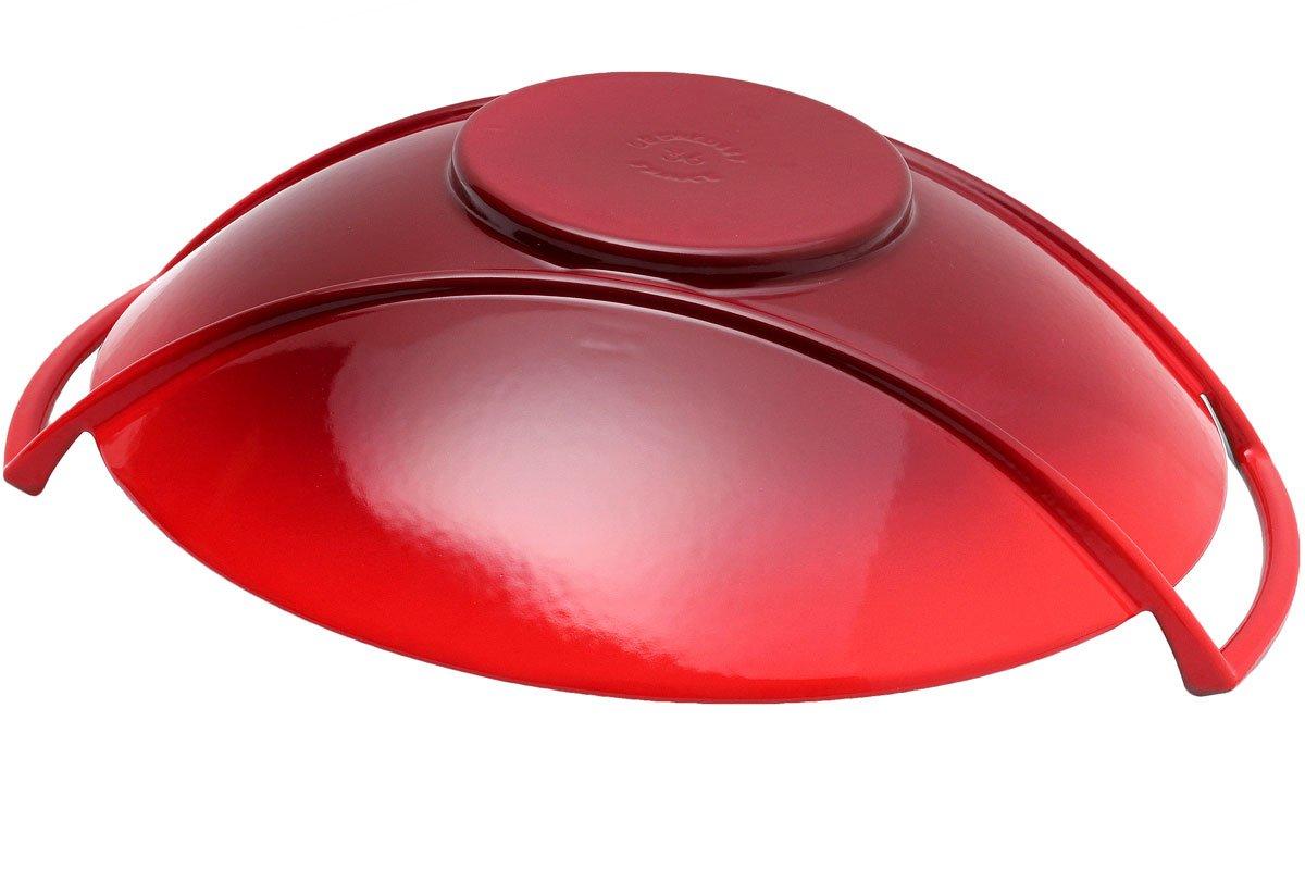 Le Creuset La Fonte padella wok con coperchio 36cm, 4,5L rosso